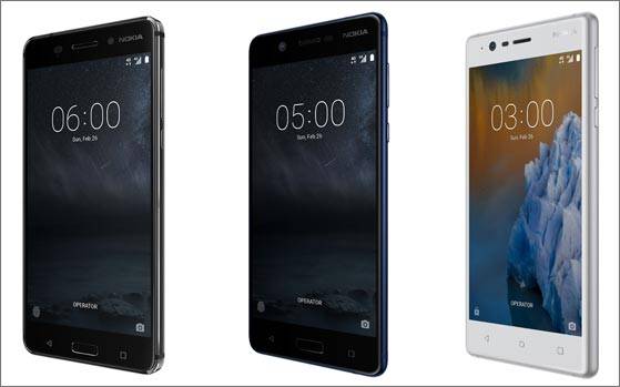 See The Specifications Of Nokia 3, Nokia 5 And Nokia 6